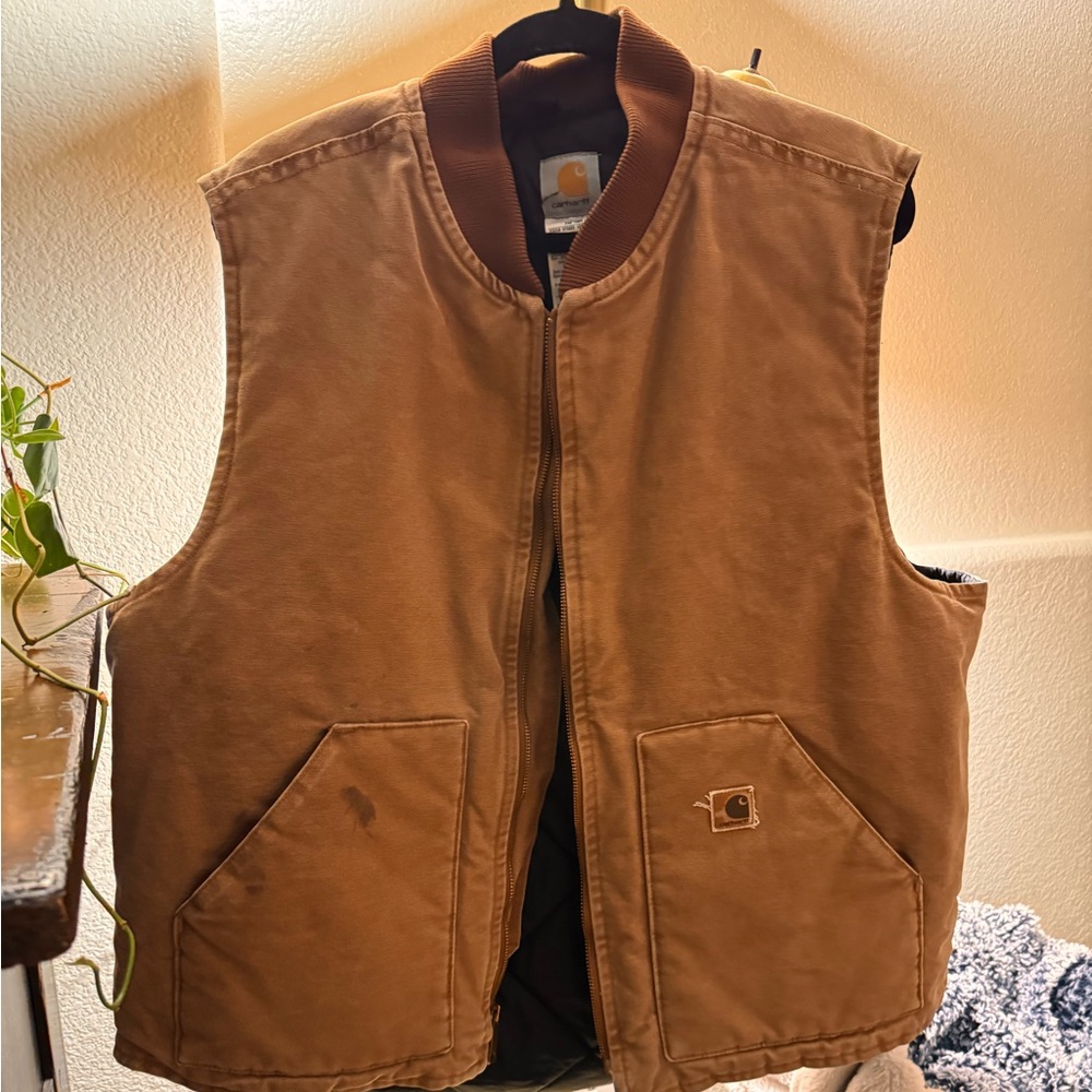 Carhartt Men's Tan Work Vest